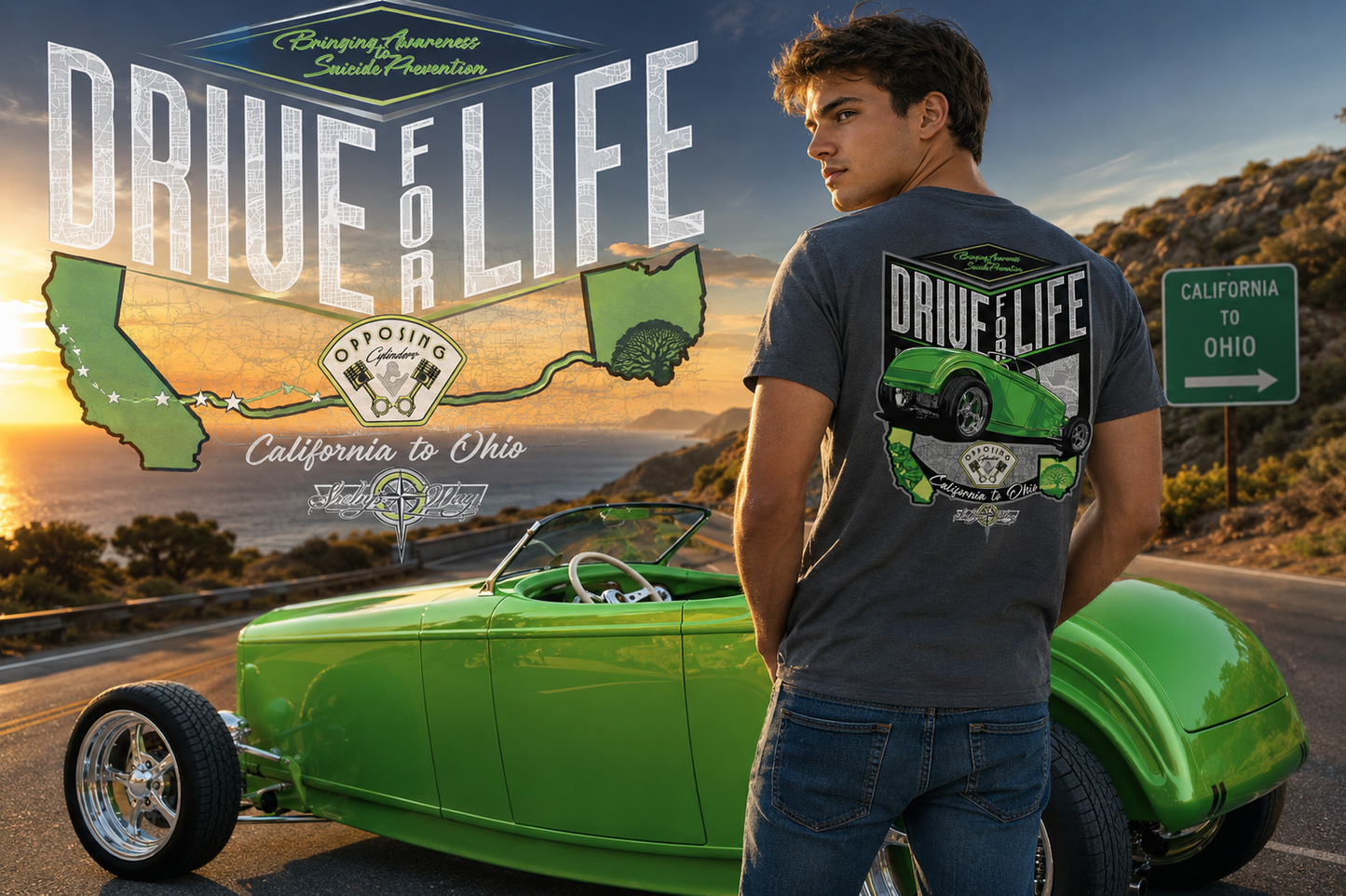 Drive For Life - Kugel Muroc t-shirt