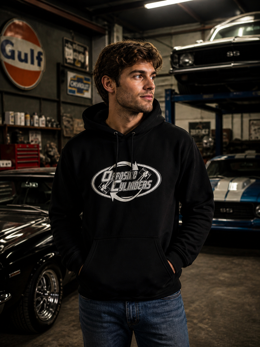 New Opposing Cylinders sweatshirt – Black