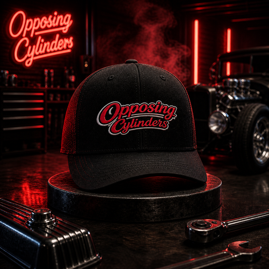 Opposing Cylinders Embroidered Richardson 112 Hat