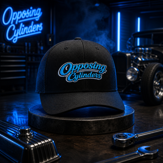 Opposing Cylinders Embroidered Richardson 112 Hat