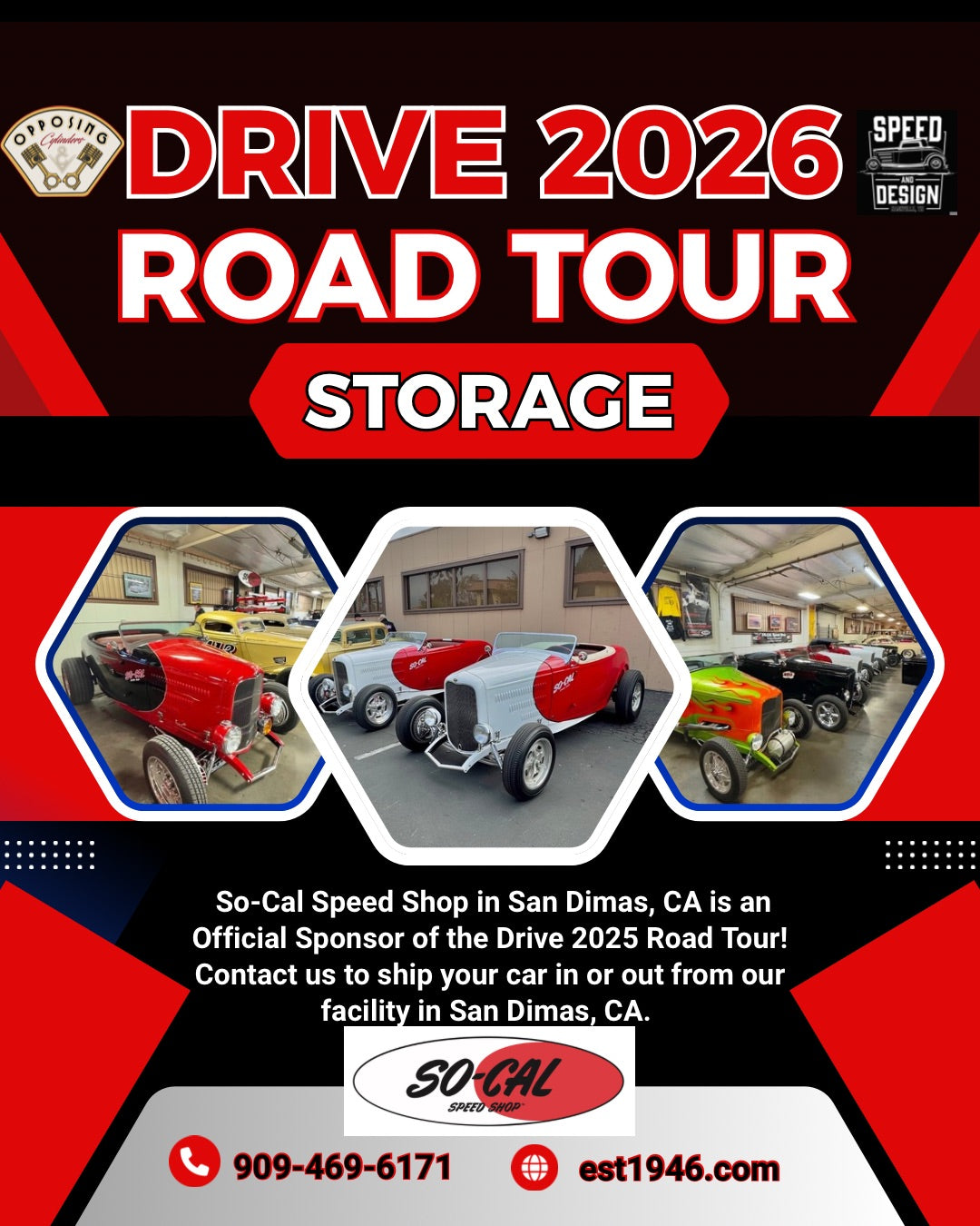 Drive 2026 Road Tour - Hot Rods, Sun and Fun - California Coastline‼️