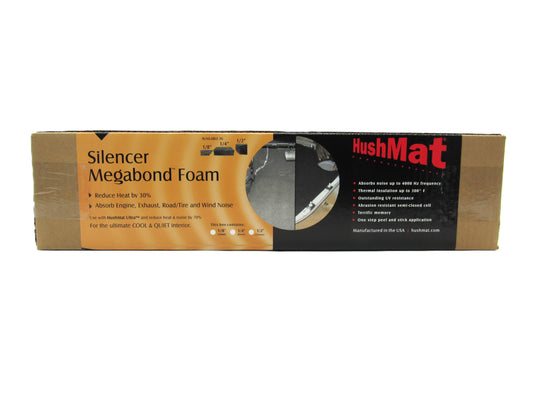 #22410 HushMat Silencer Shop Roll – 1/4" Sound Deadening Foam – 20 Sq Ft.